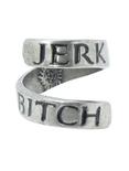 Supernatural Jerk Bitch Wrap Ring, BLACK, hi-res