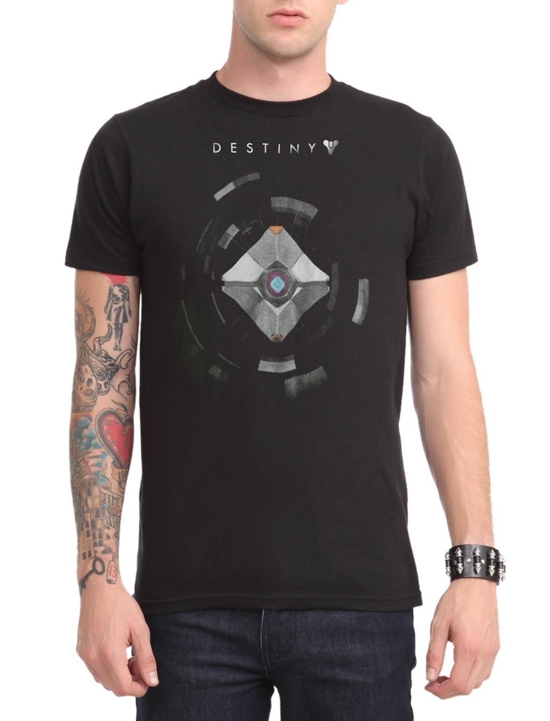 Destiny Ghost T-Shirt, BLACK, hi-res