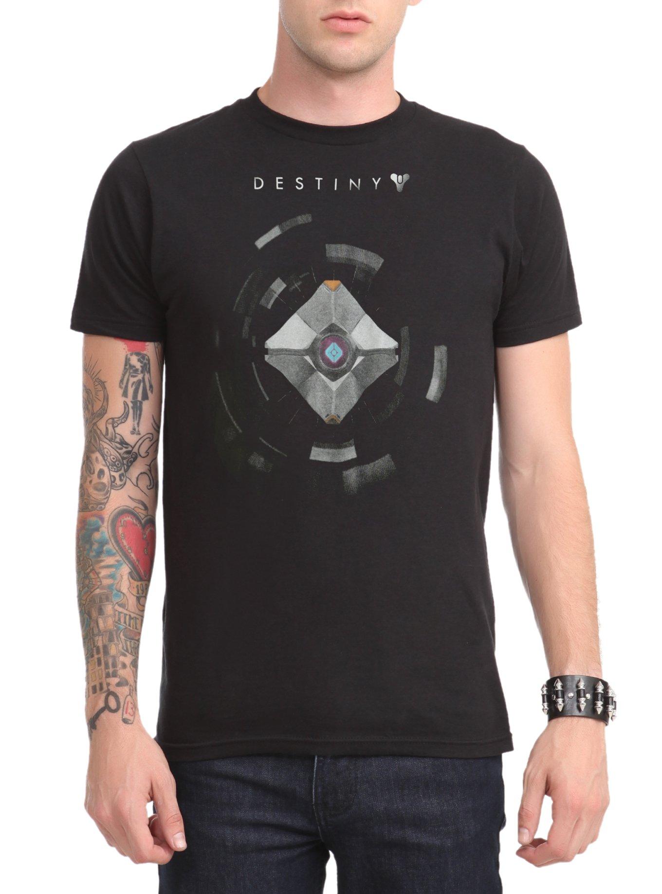 Destiny Ghost T-Shirt, BLACK, hi-res
