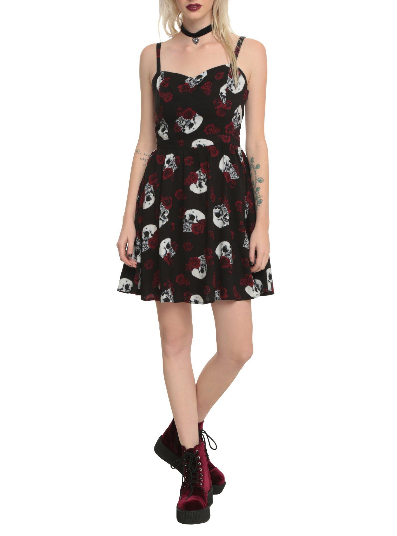 Floral Skull Dress