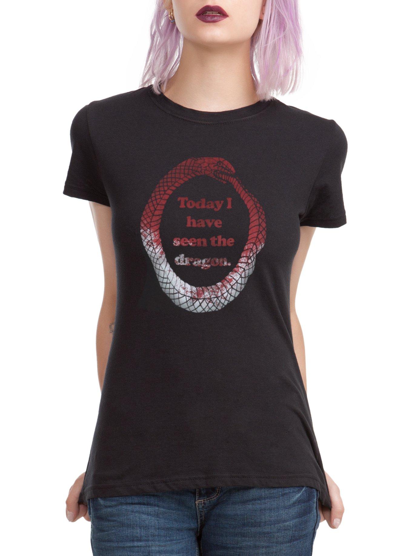 Hemlock Grove Today I Have Seen The Dragon Girls T-Shirt, BLACK, hi-res