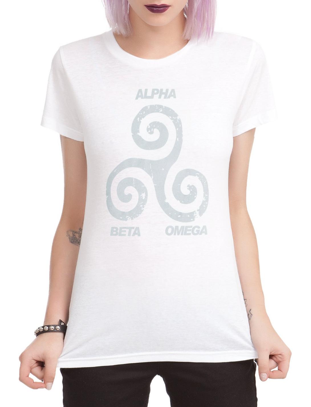 Teen Wolf Tri Symbol Girls T-Shirt, , hi-res