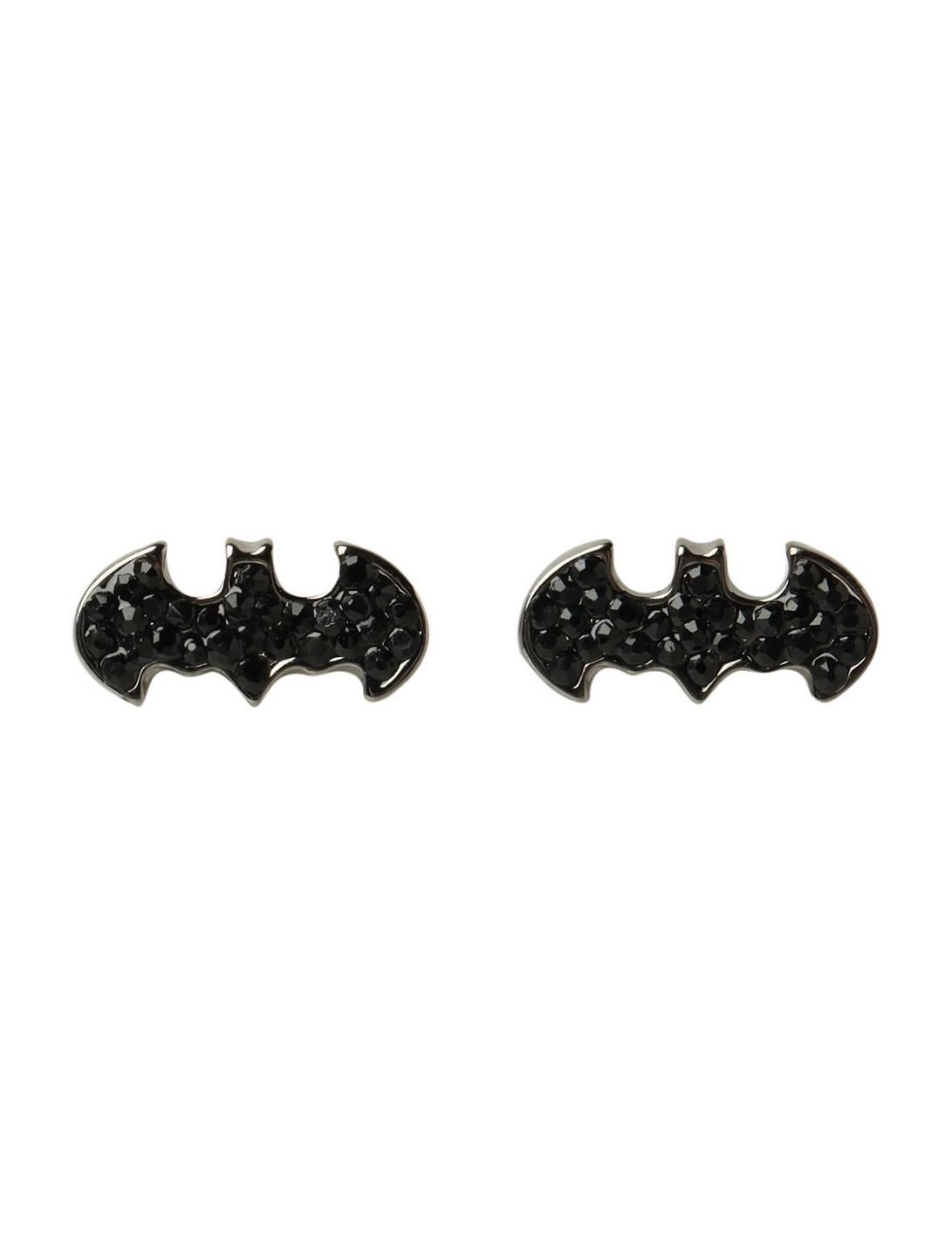 DC Comics Batman Bling Earrings, , hi-res
