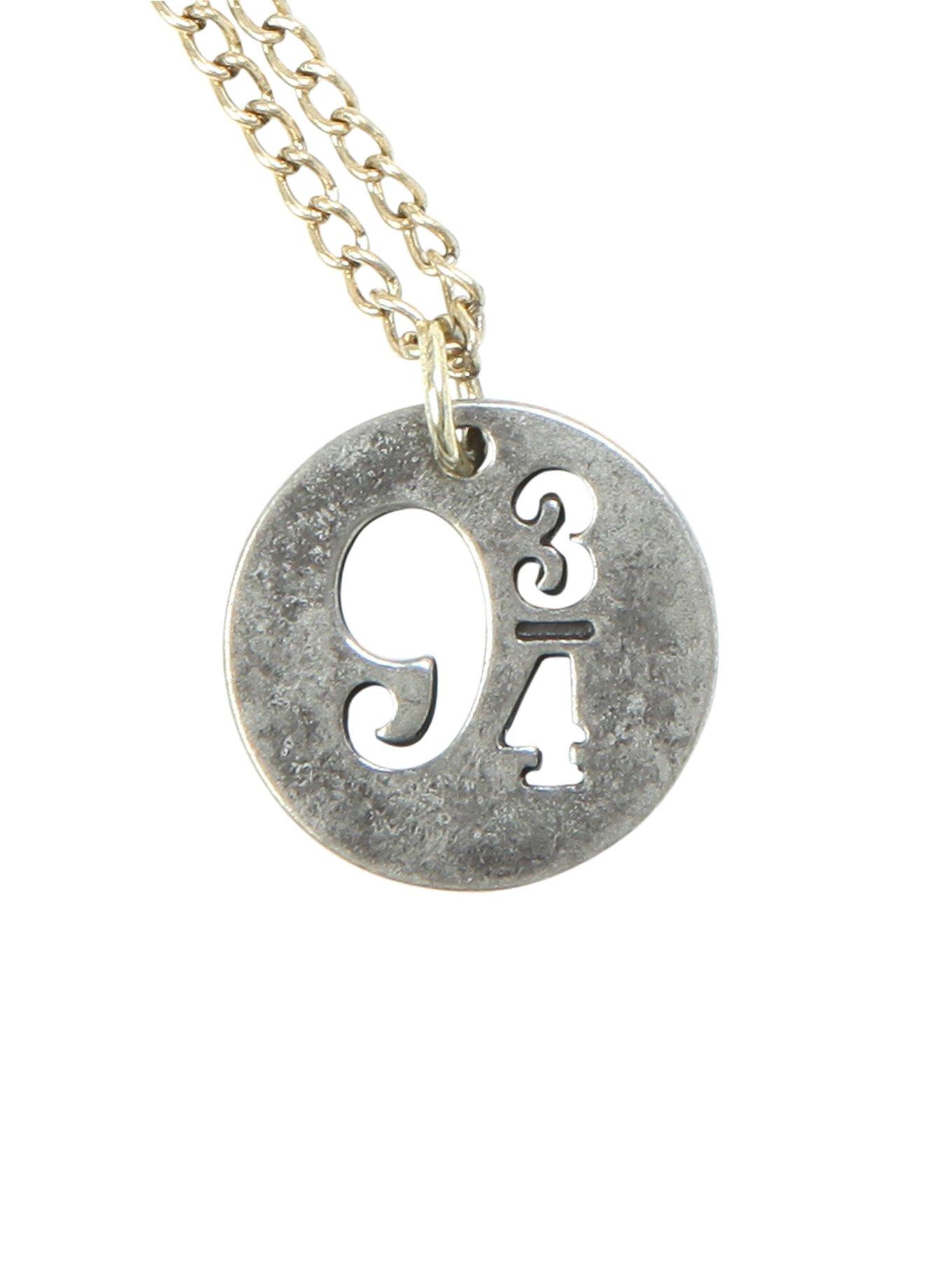 Harry Potter 9 3/4 Disc Necklace, , hi-res