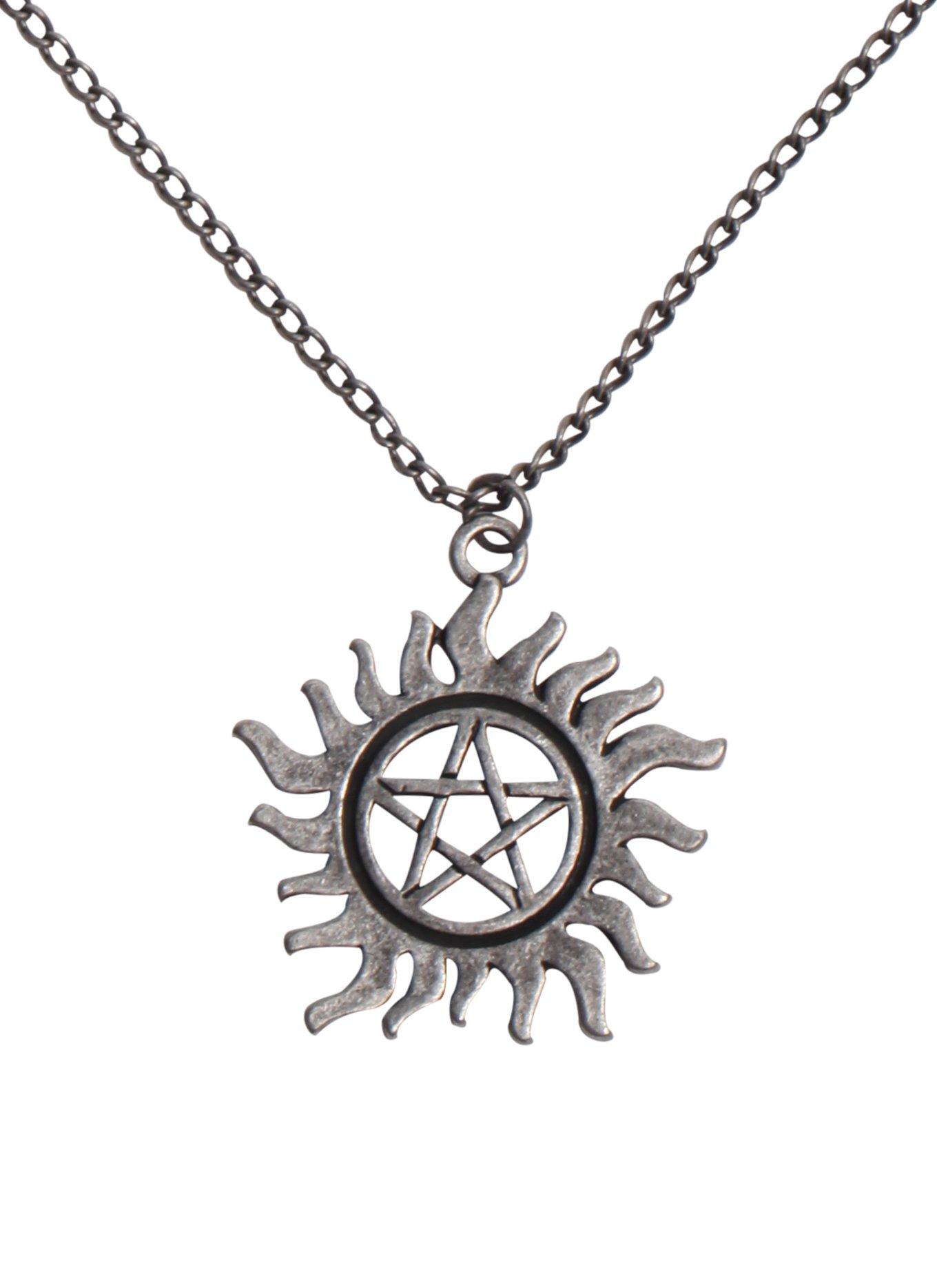 Pentagram necklace on sale hot topic