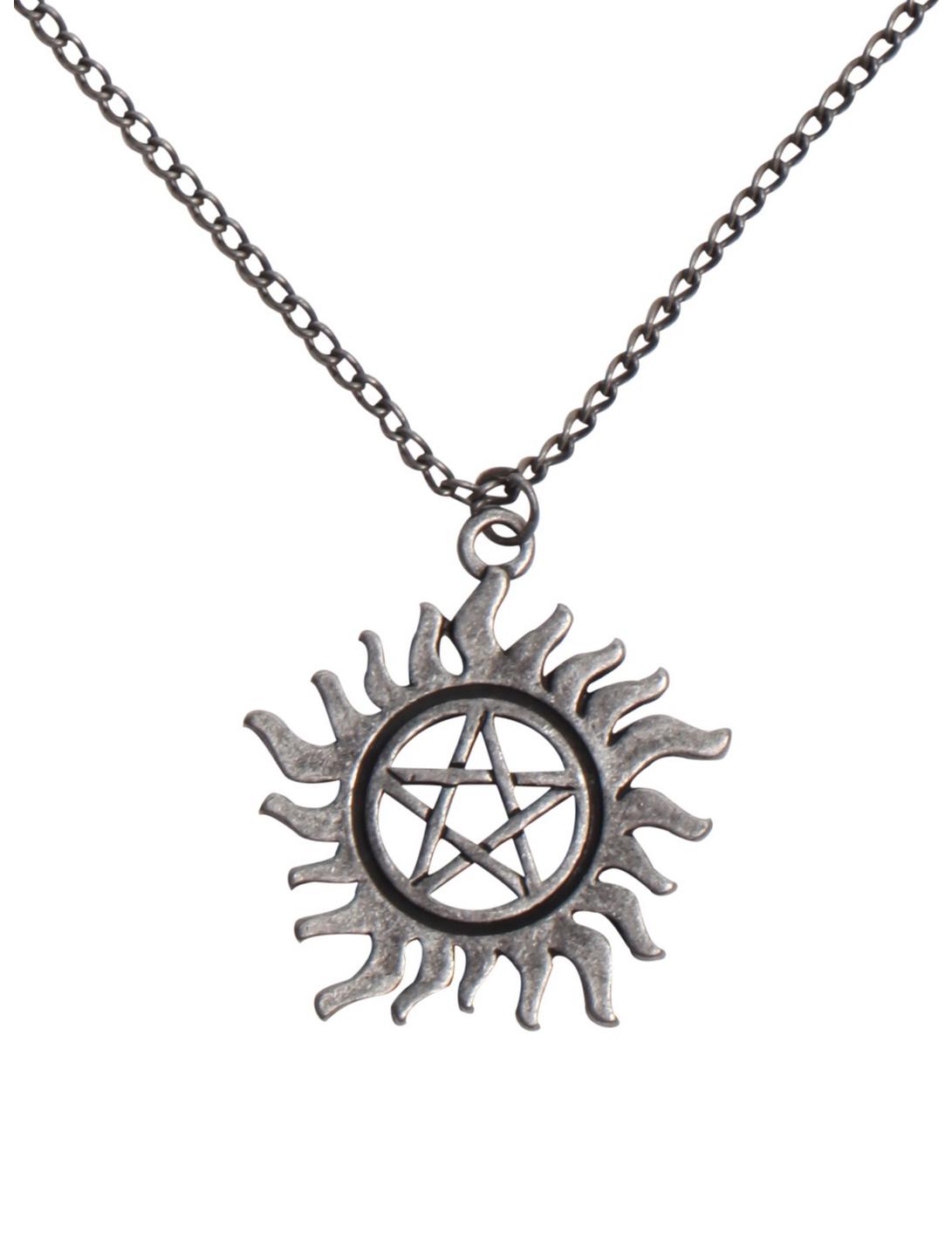 Supernatural Anti-Possession Symbol Necklace, , hi-res