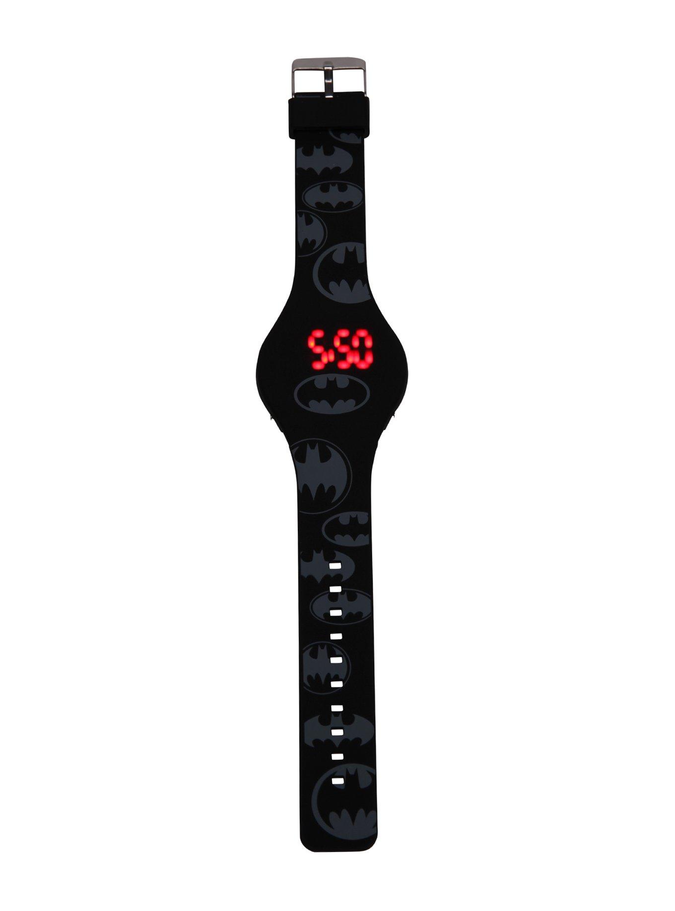 DC Comics Batman LED Rubber Watch | Hot Topic