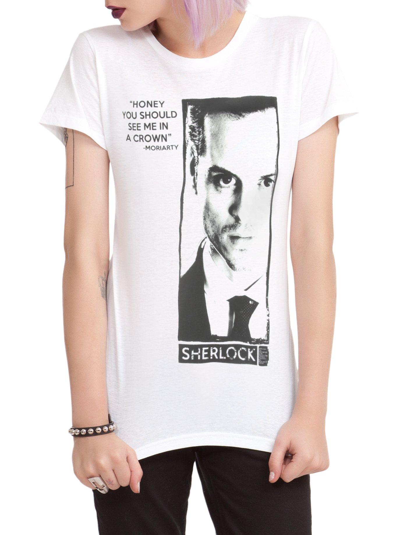 Sherlock Moriarty Quote Girls T-Shirt, BLACK, hi-res