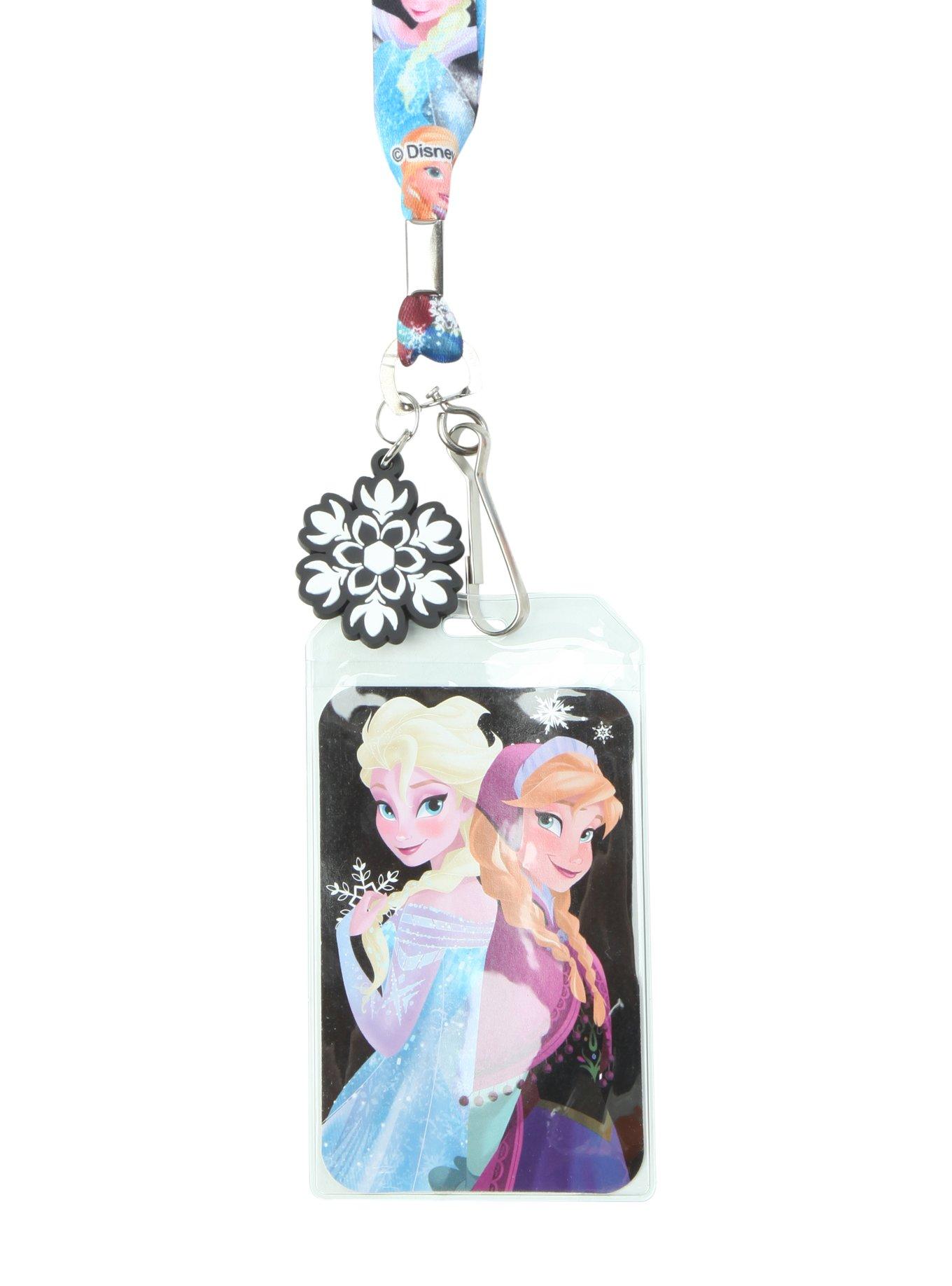 Disney Frozen Anna And Elsa Lanyard, , hi-res