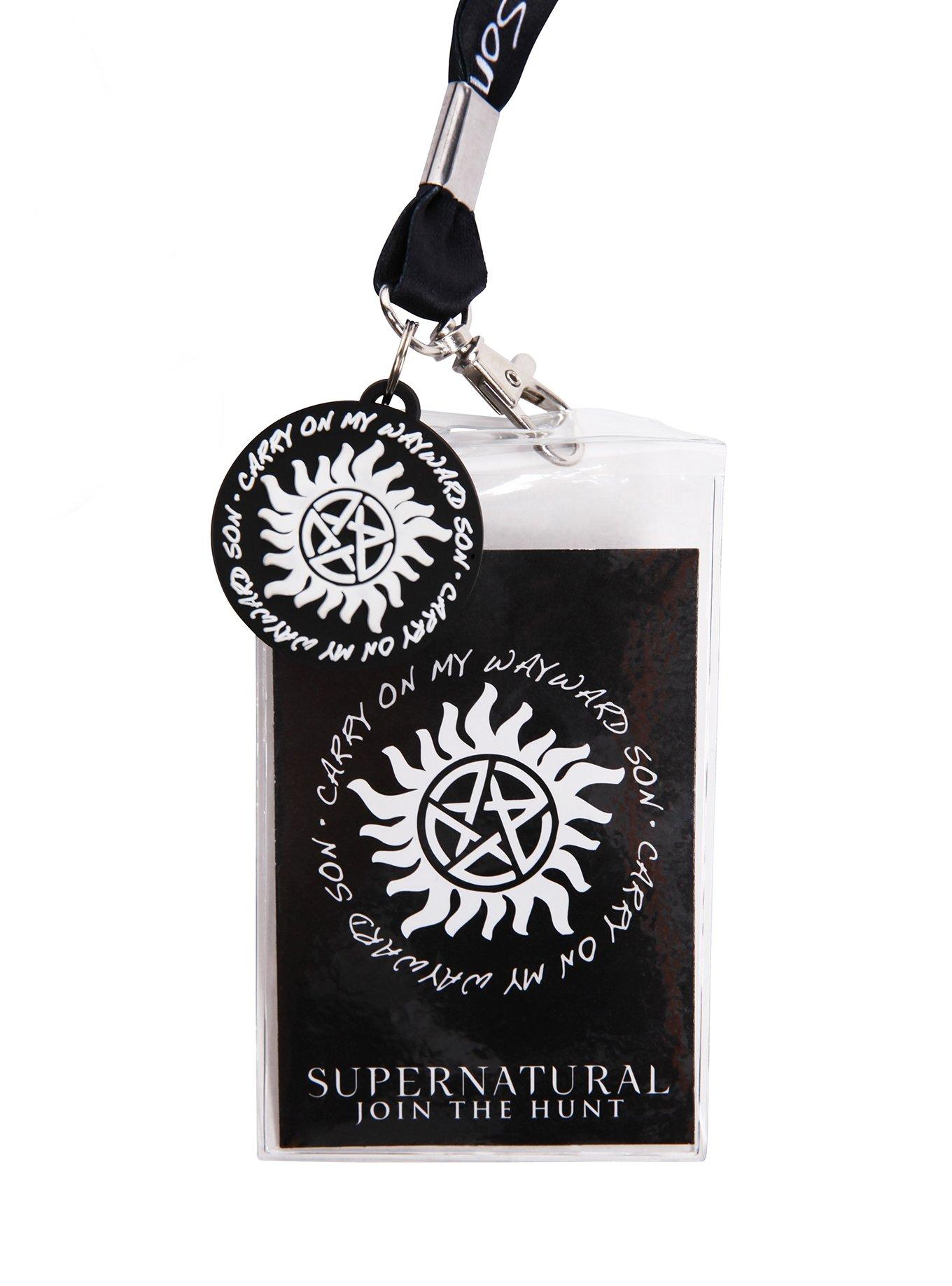 Supernatural Kansas Carry On Wayward Son Lanyard, , hi-res