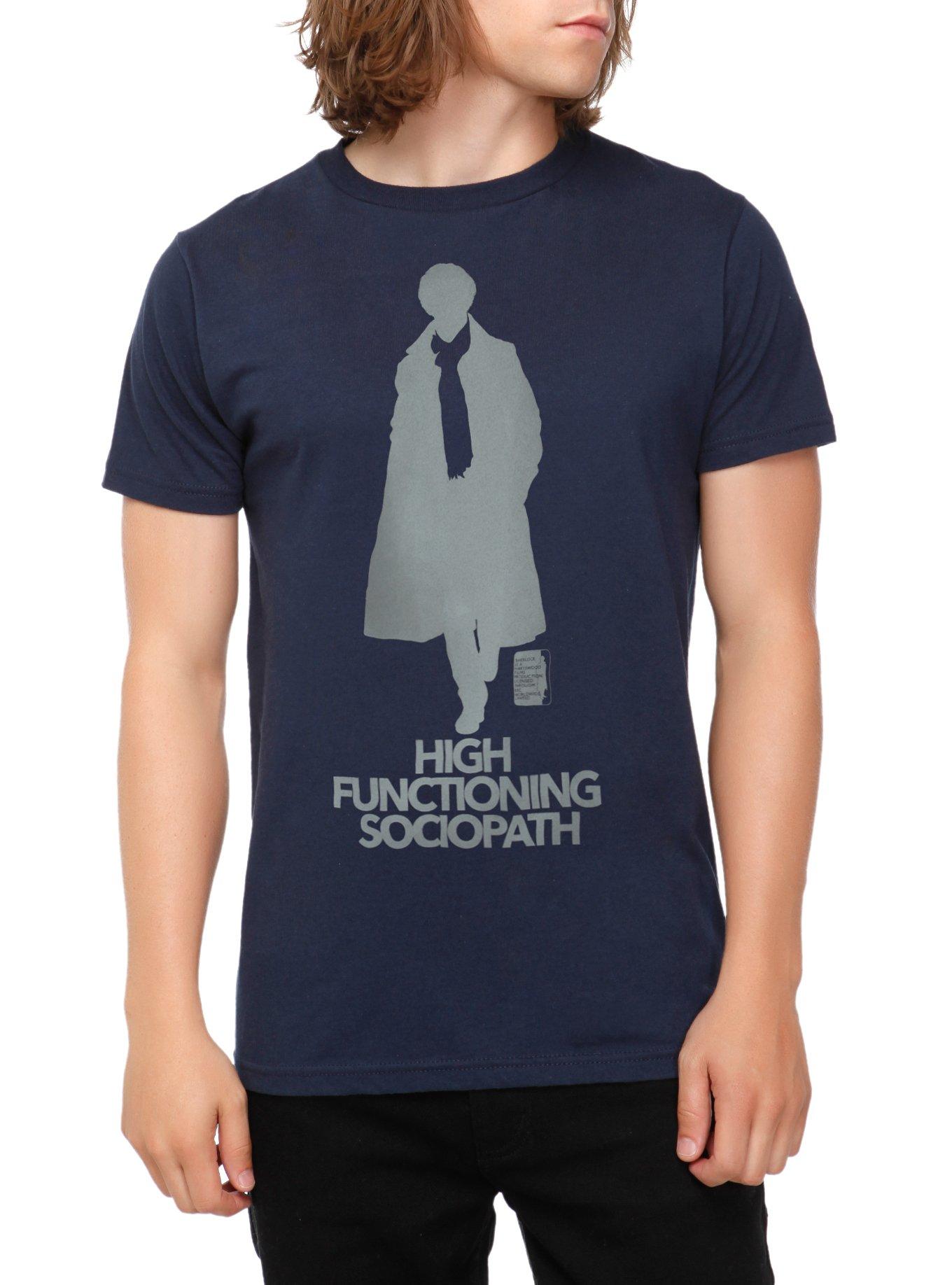 Sherlock High Functioning Sociopath T-Shirt, , hi-res