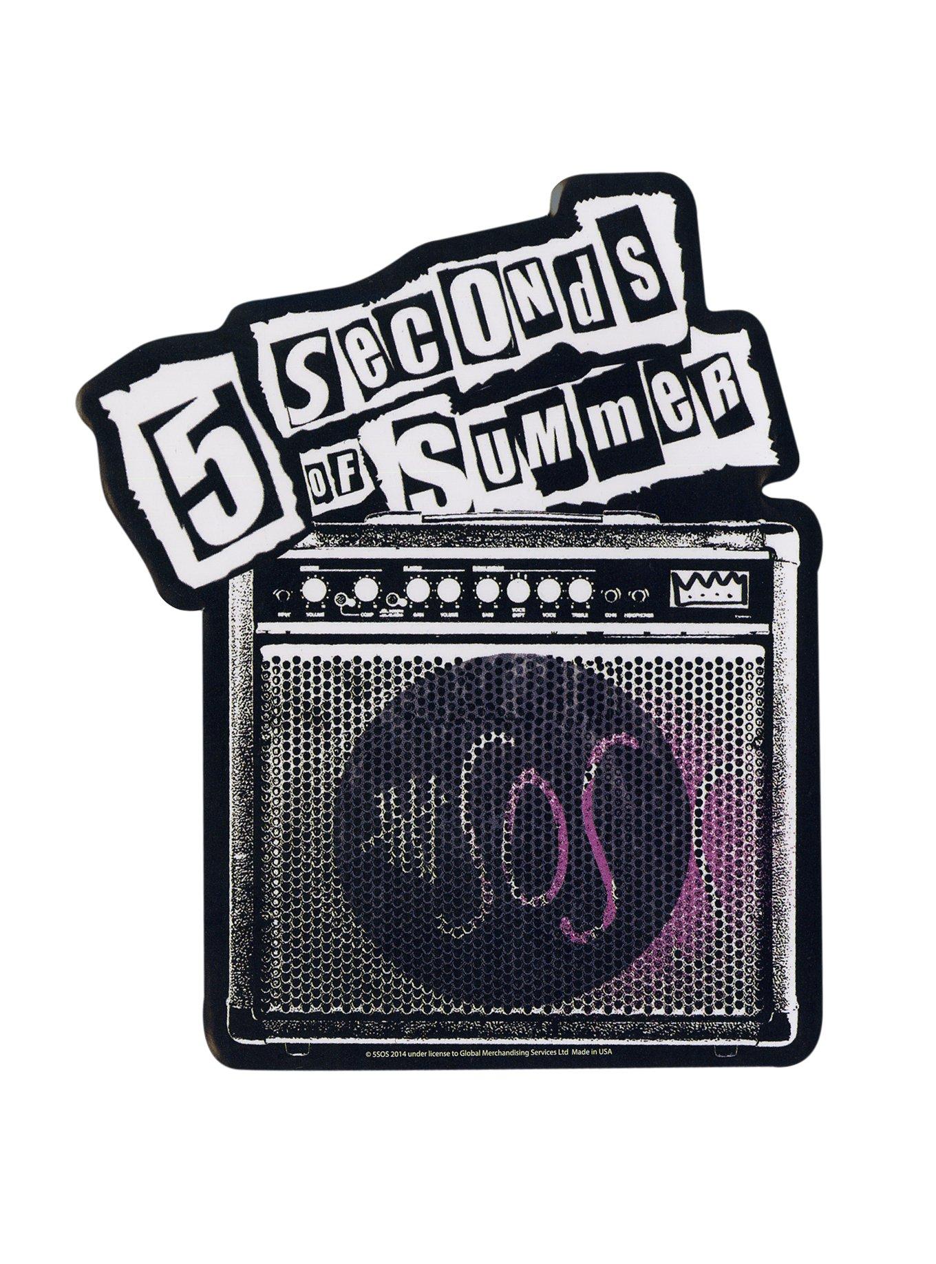5 Seconds Of Summer Amp Sticker, , hi-res