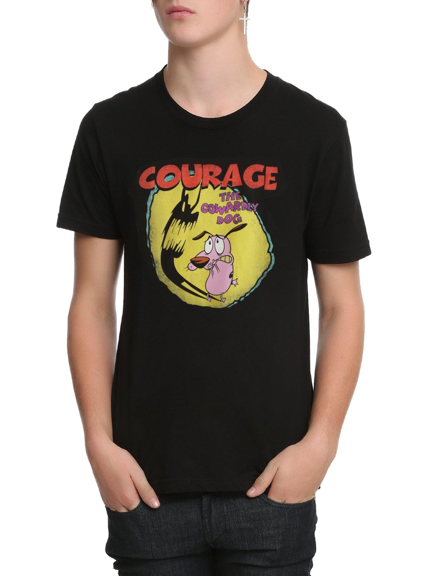 Courage The Cowardly Dog Shadow Logo T-Shirt, , hi-res