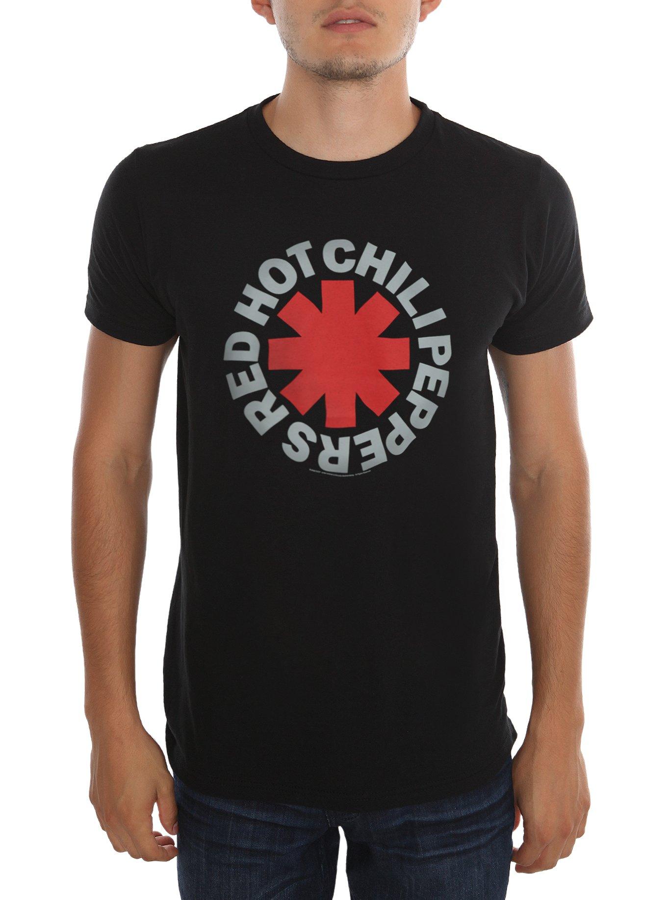 Red Hot Chili Peppers Classic Logo T-Shirt, BLACK, hi-res