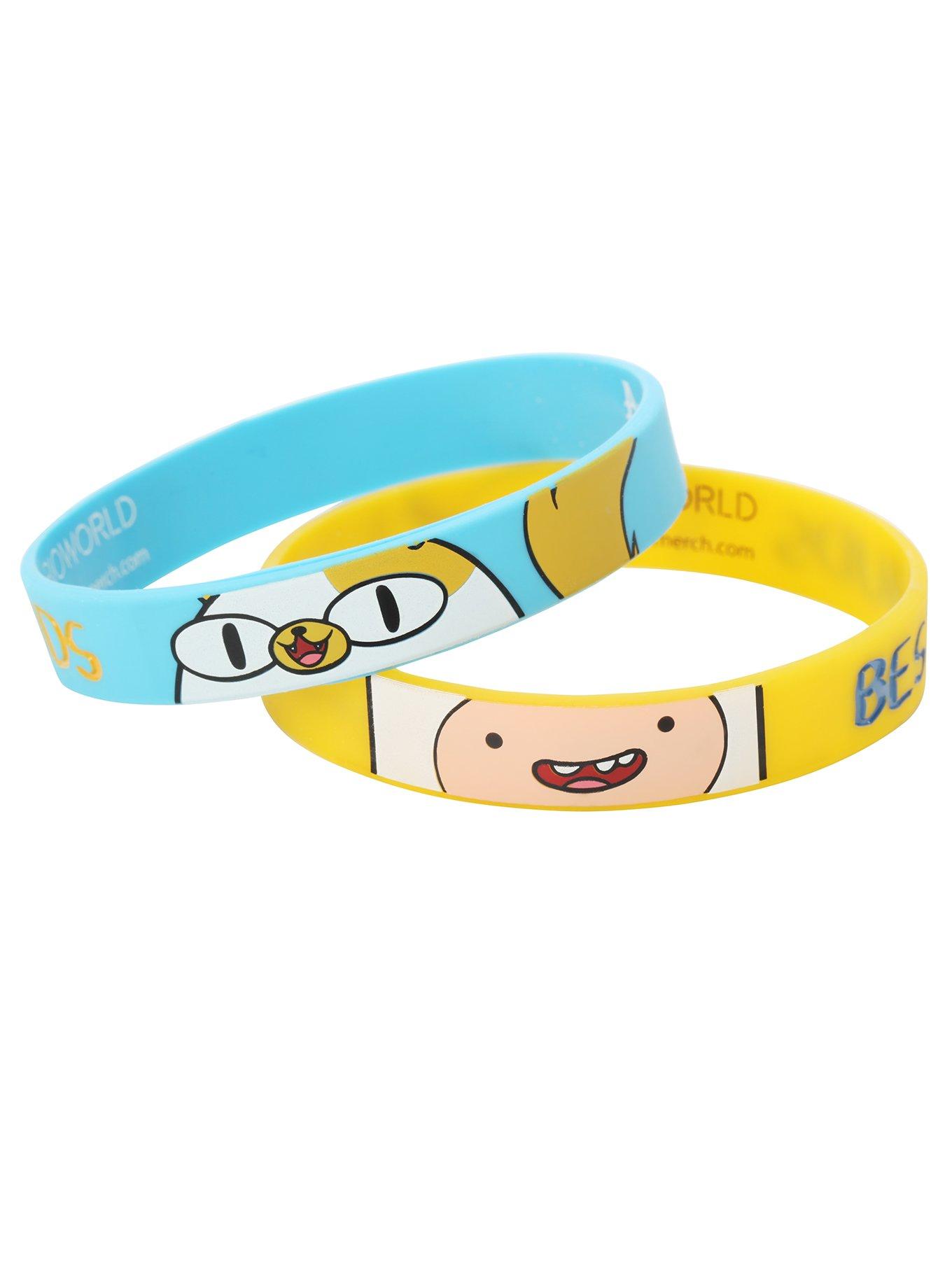 Adventure Time Best Buds Rubber Bracelet 2 Pack, , hi-res
