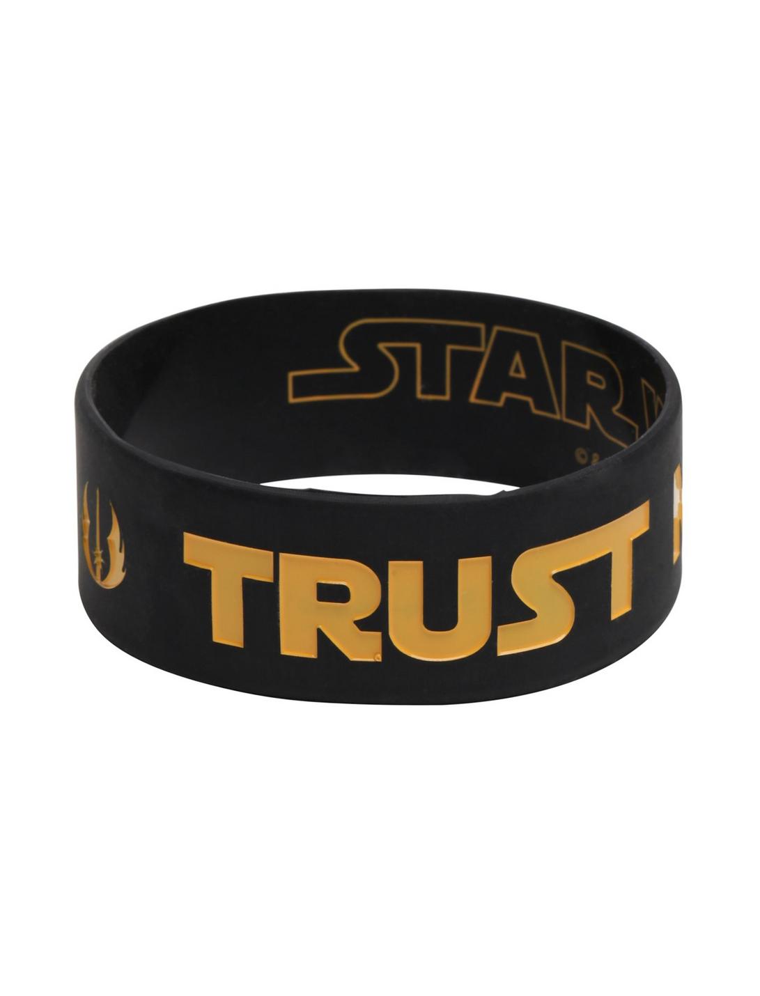 Star Wars Trust Me I'm A Jedi Rubber Bracelet, , hi-res