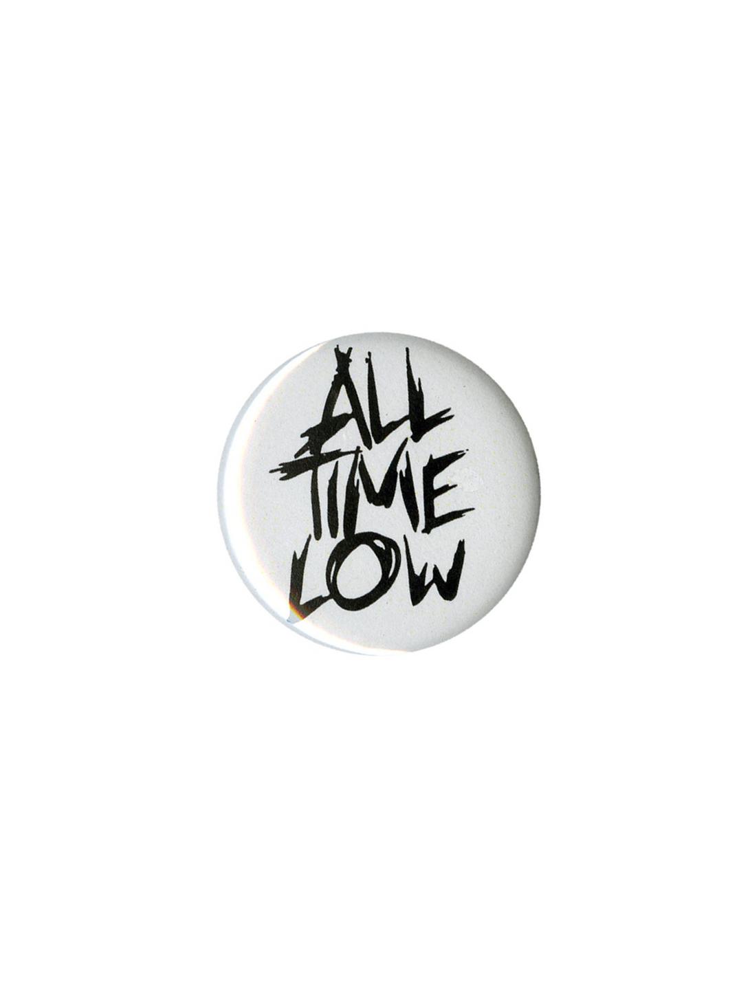 All Time Low Black And White Pin, , hi-res