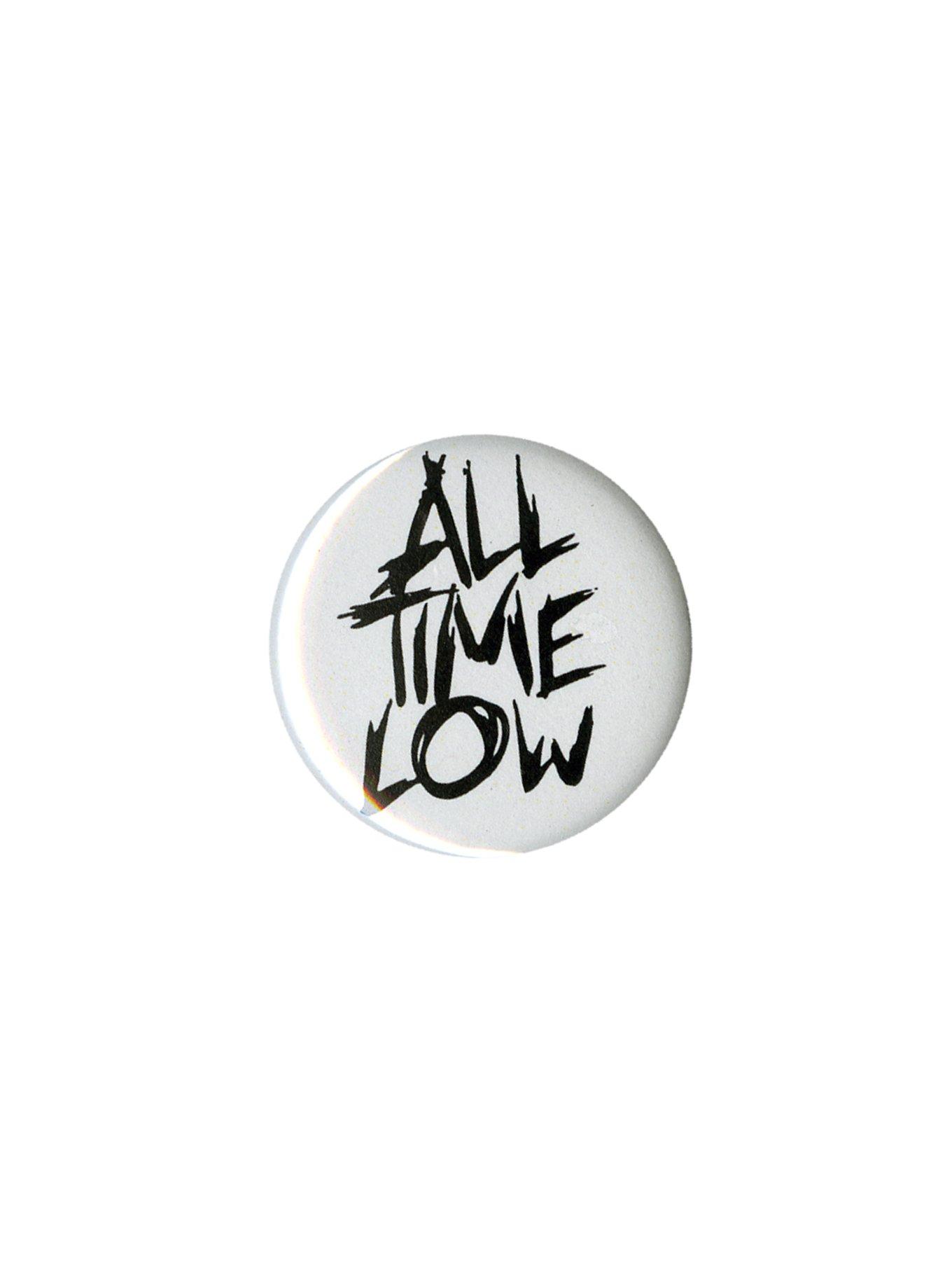 All Time Low Black And White Pin, , hi-res