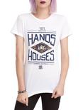 Hands Like Houses Floral Girls T-Shirt, BLACK, hi-res