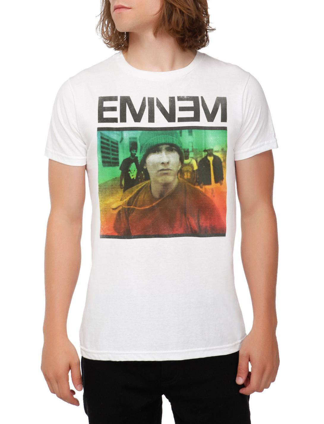 Eminem Color Gradient T-Shirt, WHITE, hi-res
