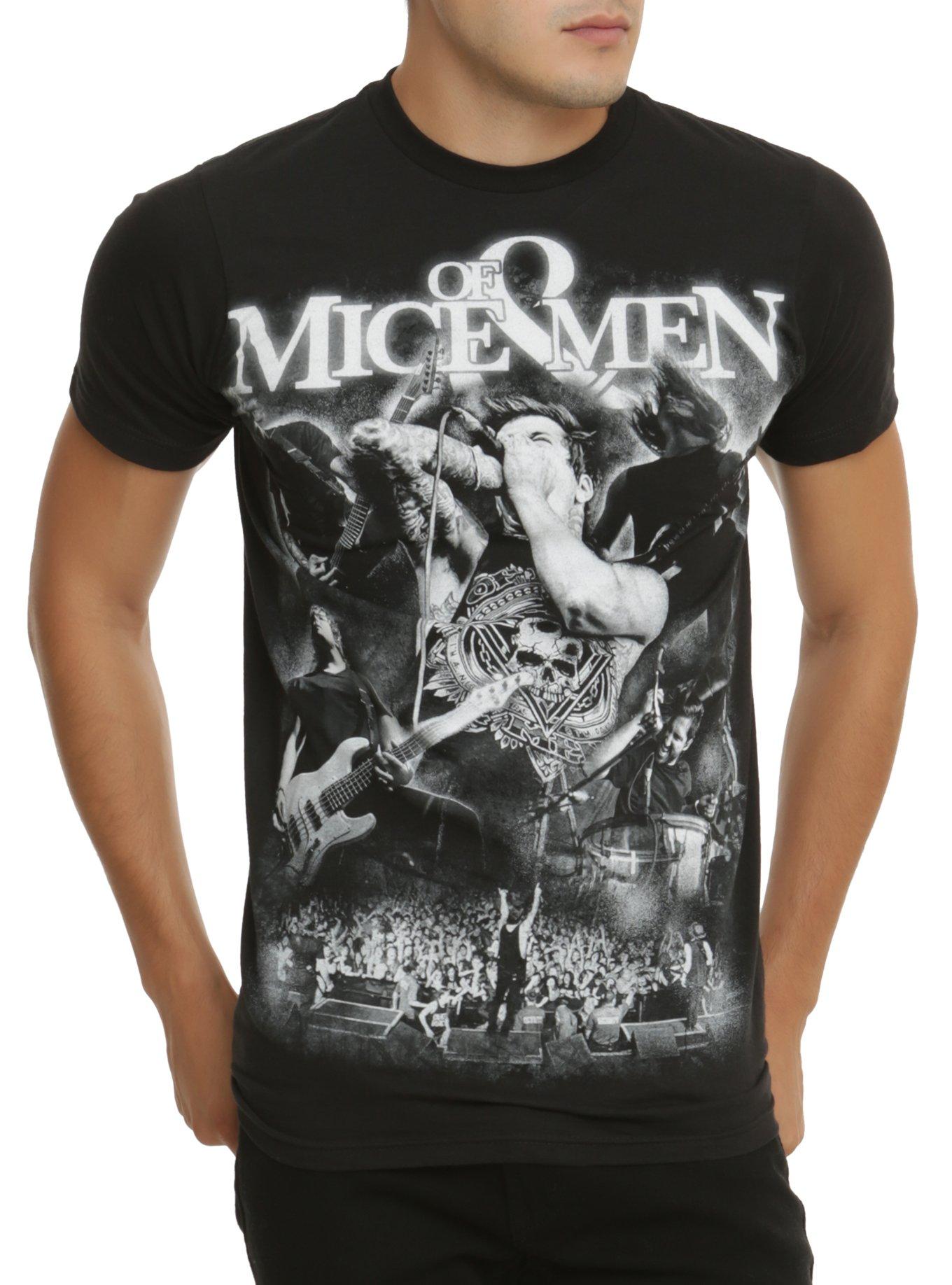 Of Mice & Men Live Collage T-Shirt, BLACK, hi-res