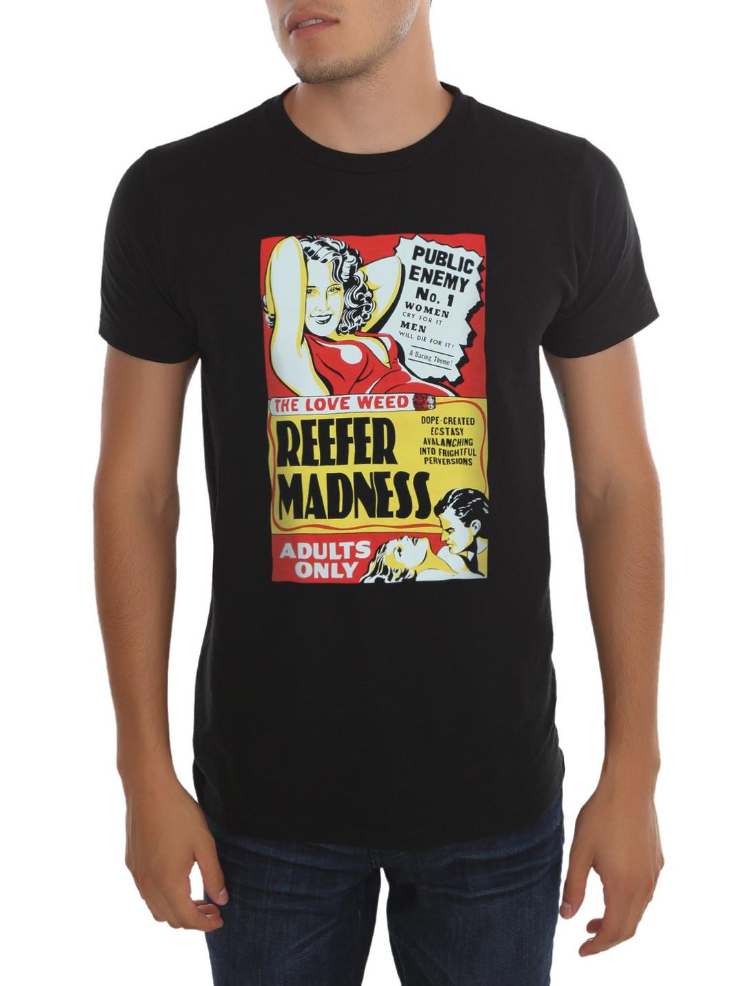 Reefer Madness T-Shirt, BLACK, hi-res