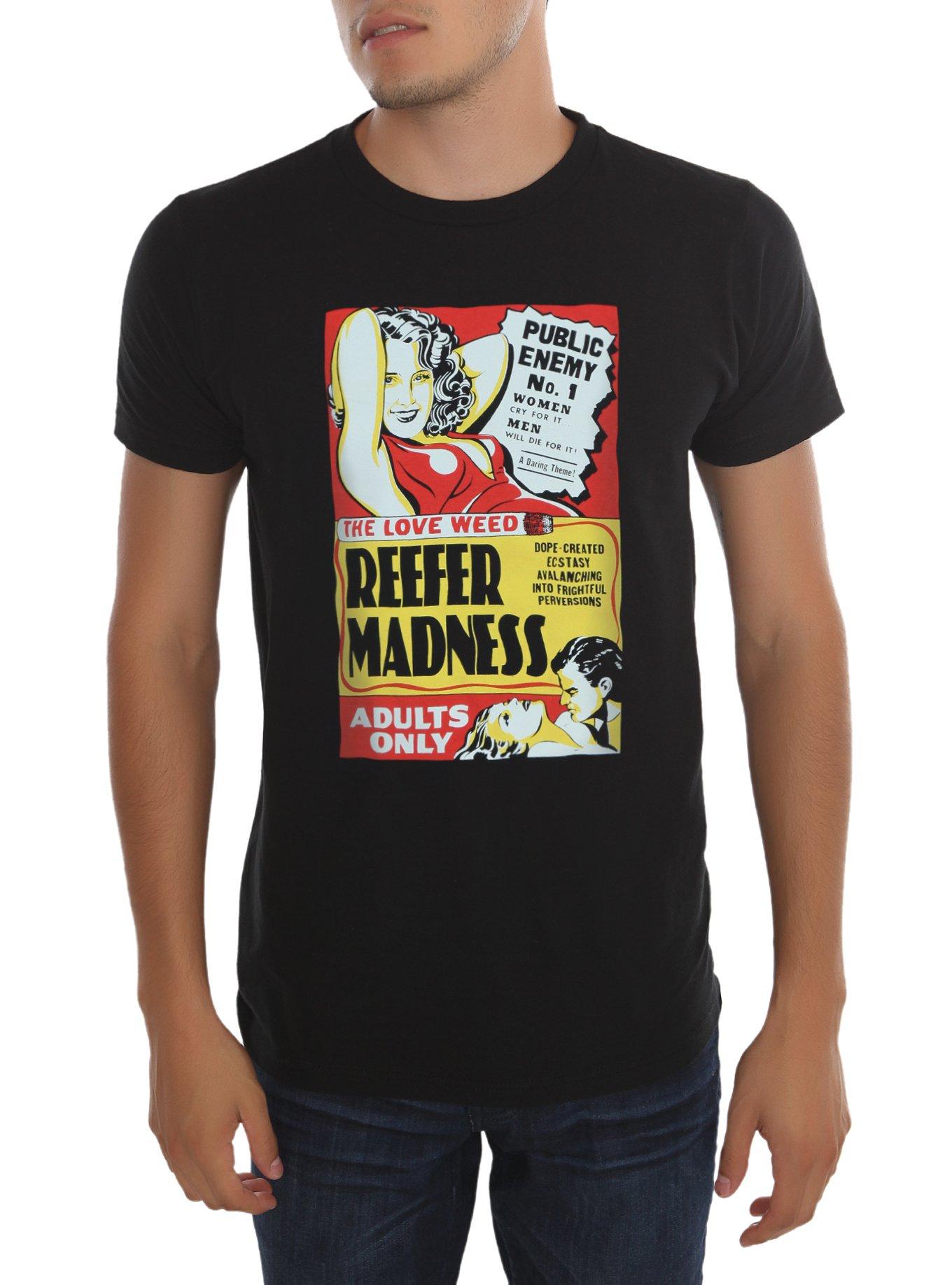 Reefer Madness T-Shirt, BLACK, hi-res