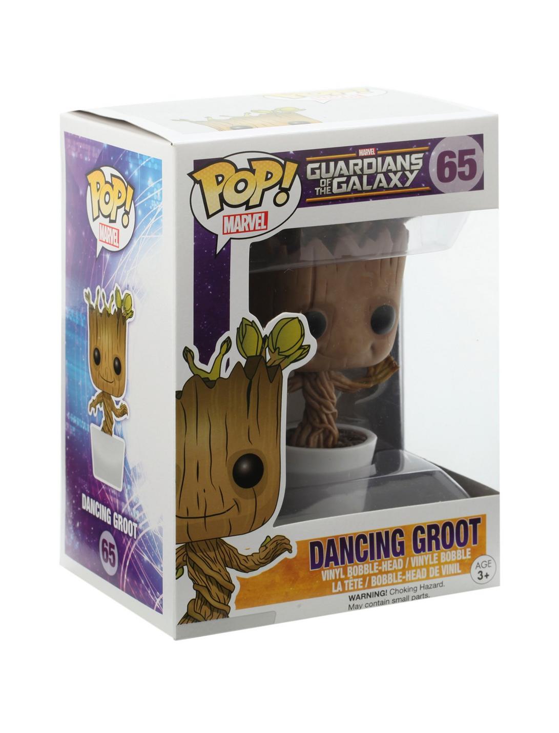 Funko Pop! Marvel Guardians Of The Galaxy Dancing Groot Vinyl Bobble-Head, , hi-res