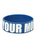 Your Mom Is A Very Nice Lady Rubber Bracelet, , hi-res