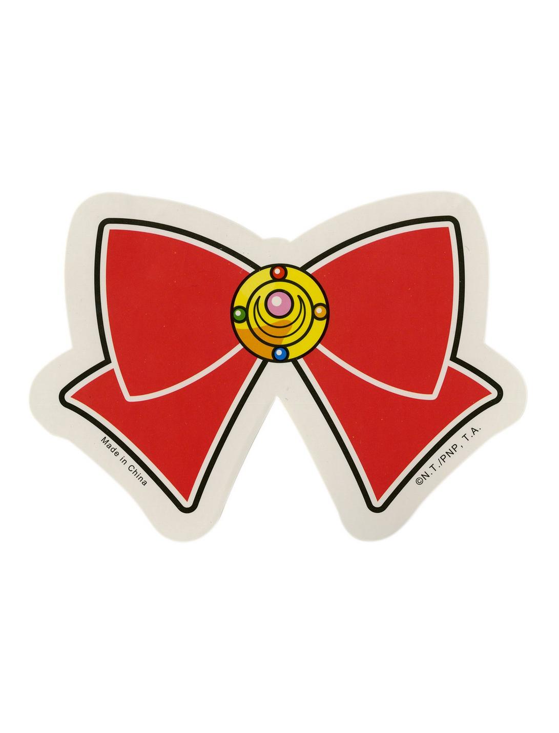 Sailor Moon Bow Sticker, , hi-res