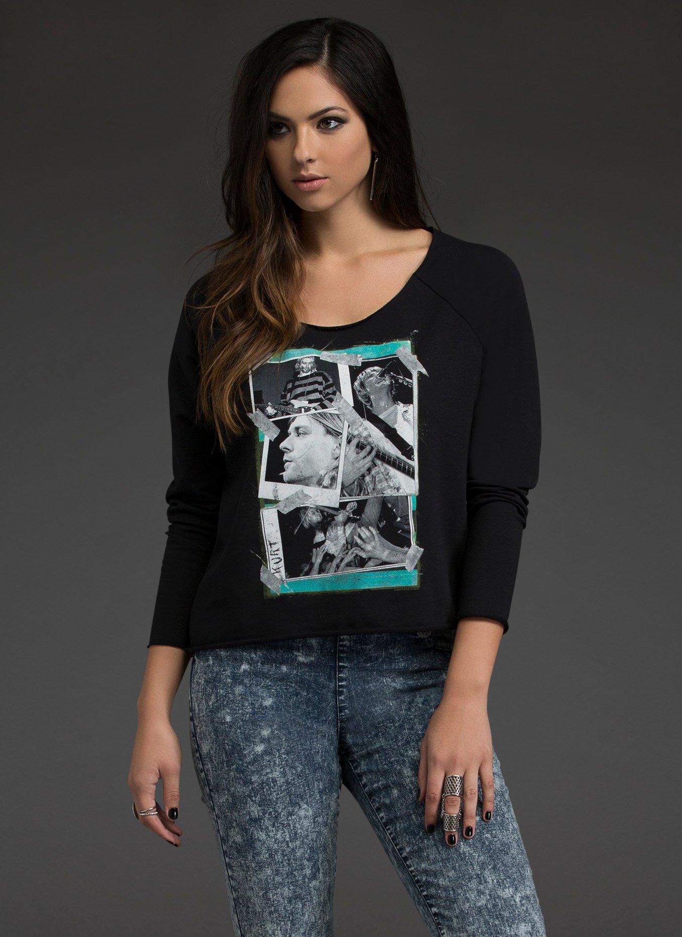Kurt Cobain Sweatshirt, BLACK, hi-res