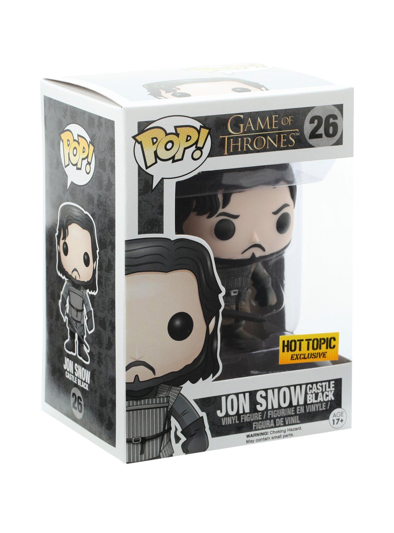 Funko Pop! Game Of Thrones Jon Snow Castle Black Vinyl Figure Hot Topic Exclusive, , hi-res