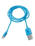 Tzumi Turquoise 3' Lightning To USB Cable, , hi-res