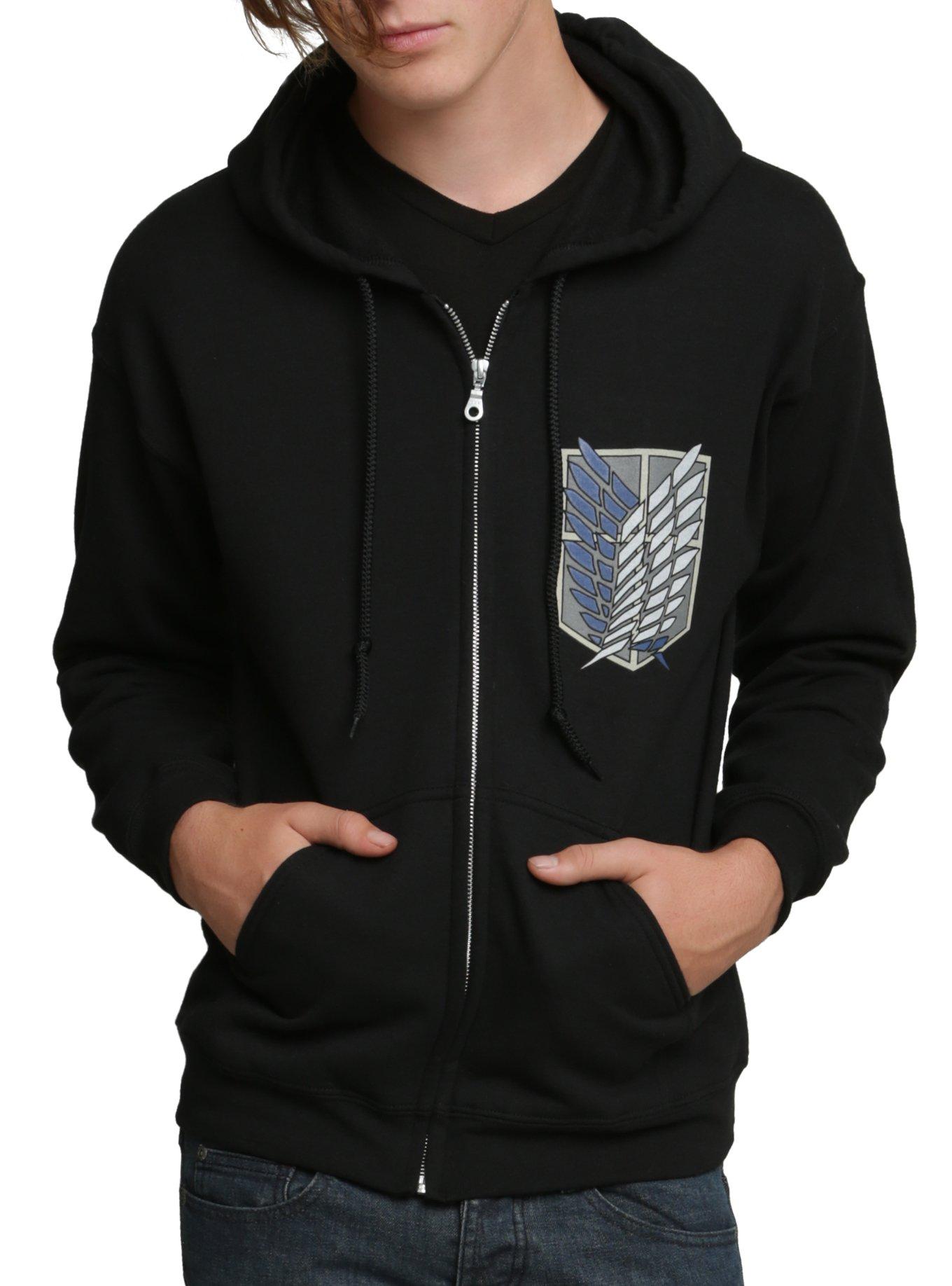 Attack On Titan Scouting Legion Hoodie, BLACK, hi-res