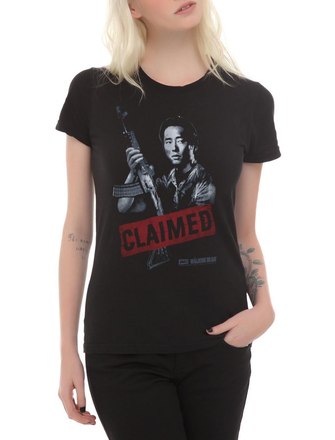 The Walking Dead Glenn Claimed Girls T-Shirt, BLACK, hi-res