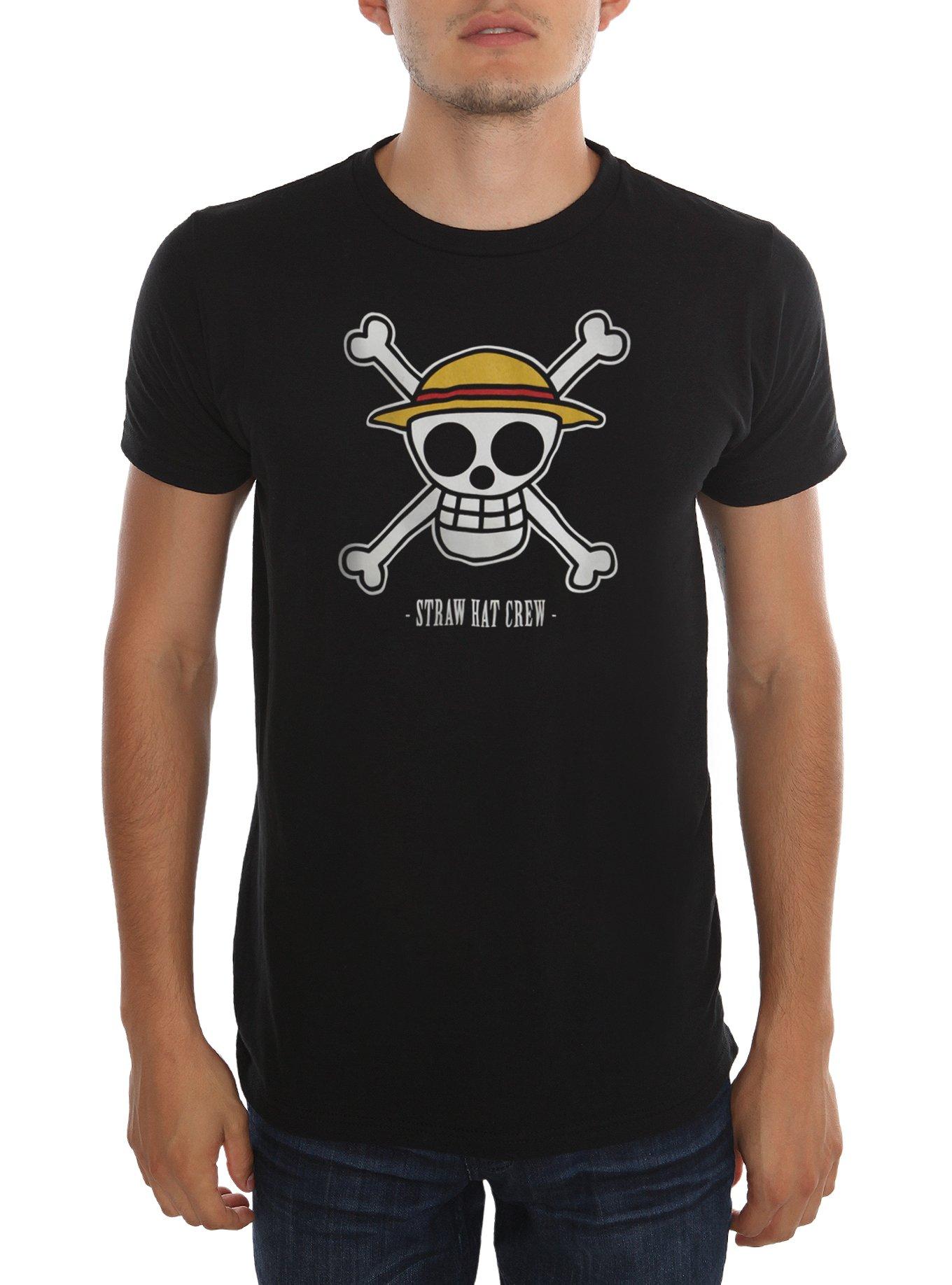 One Piece Straw Hat Crew TShirt Hot Topic