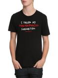 Failed Psych Evaluation T-Shirt, BLACK, hi-res
