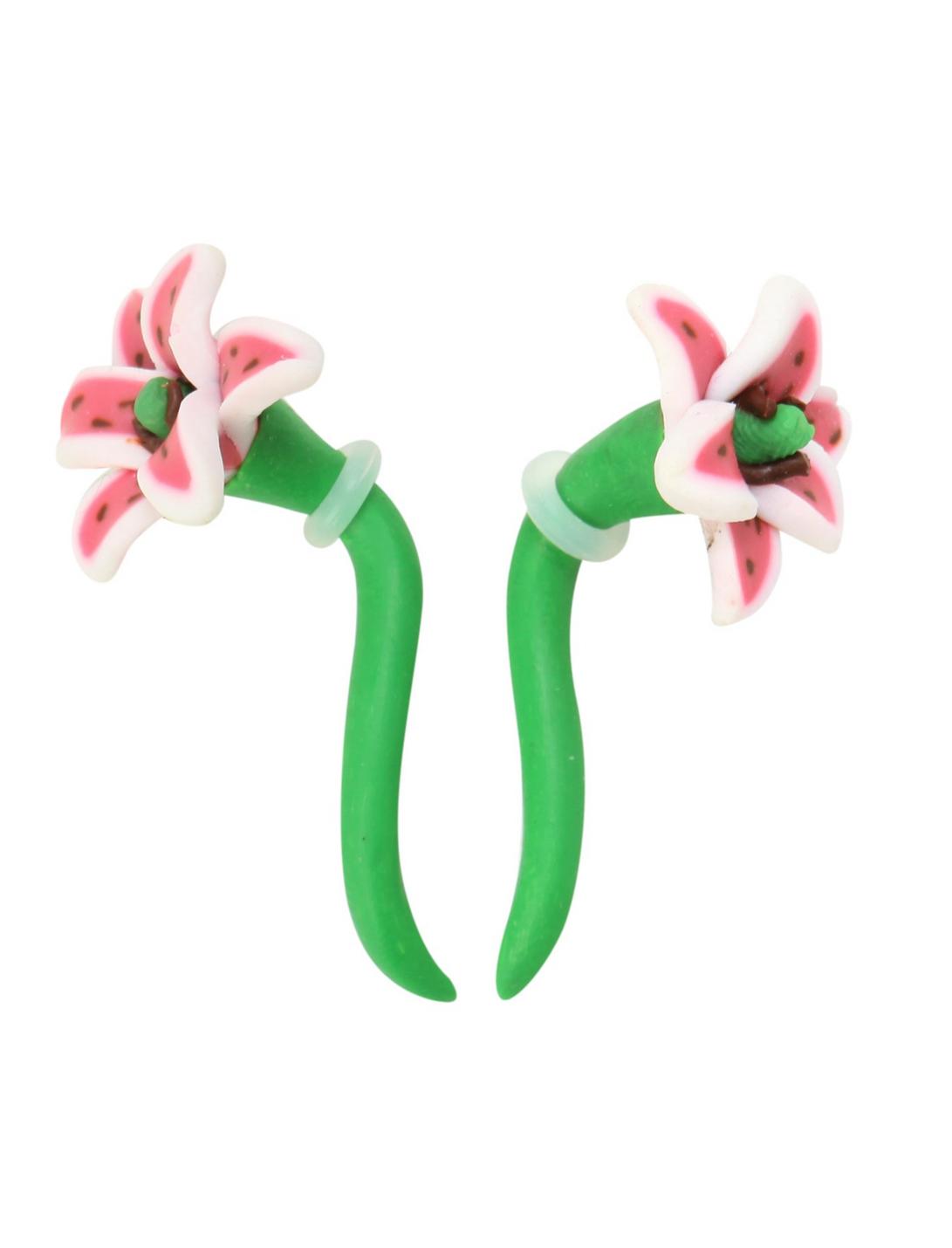Acrylic Pink Lily Pincher 2 Pack, BLACK, hi-res