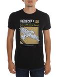 Firefly Serenity Owners Workshop Manual T-Shirt, BLACK, hi-res