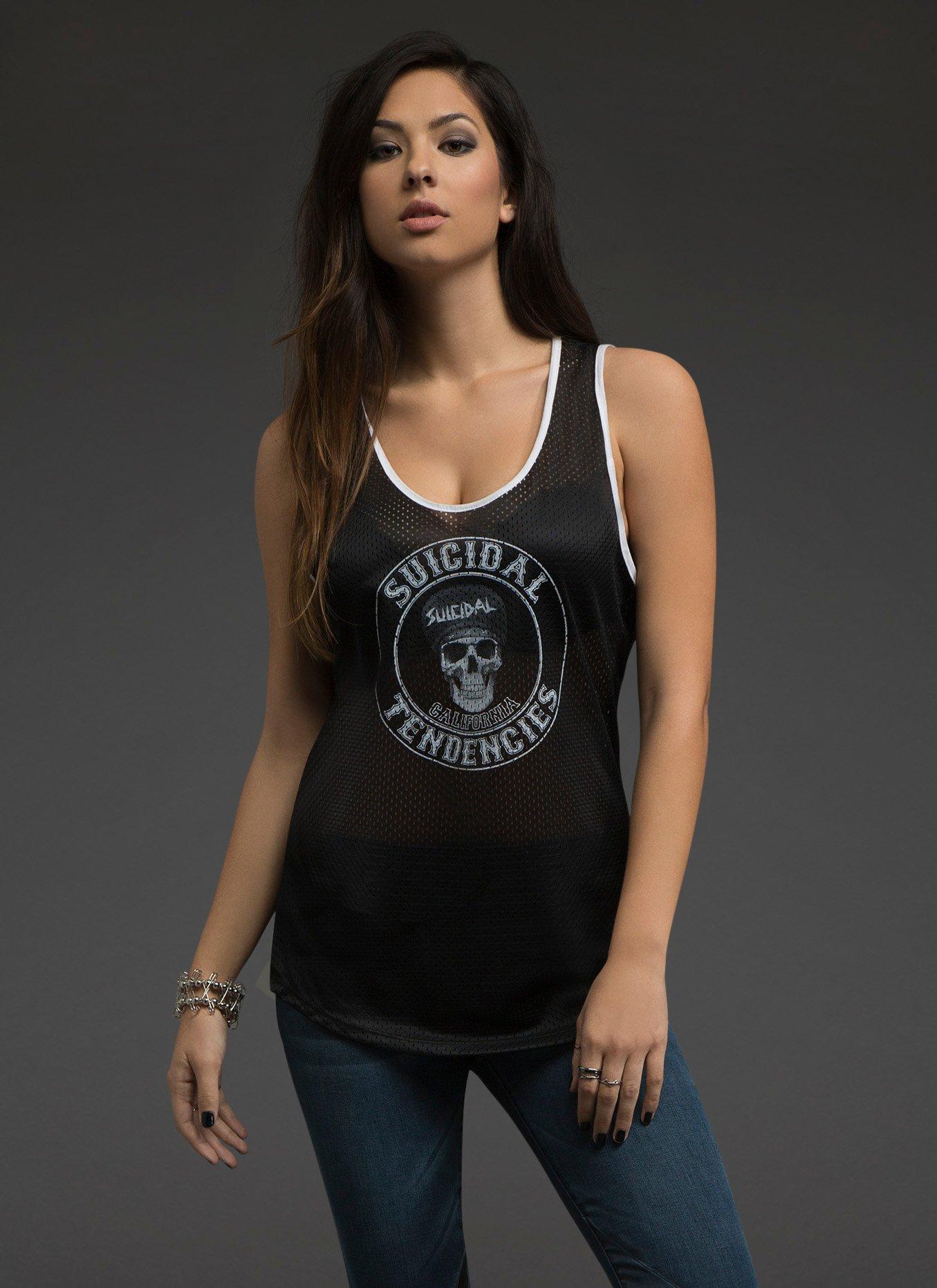 Suicidal Tendencies Athletic Tank, BLACK, hi-res