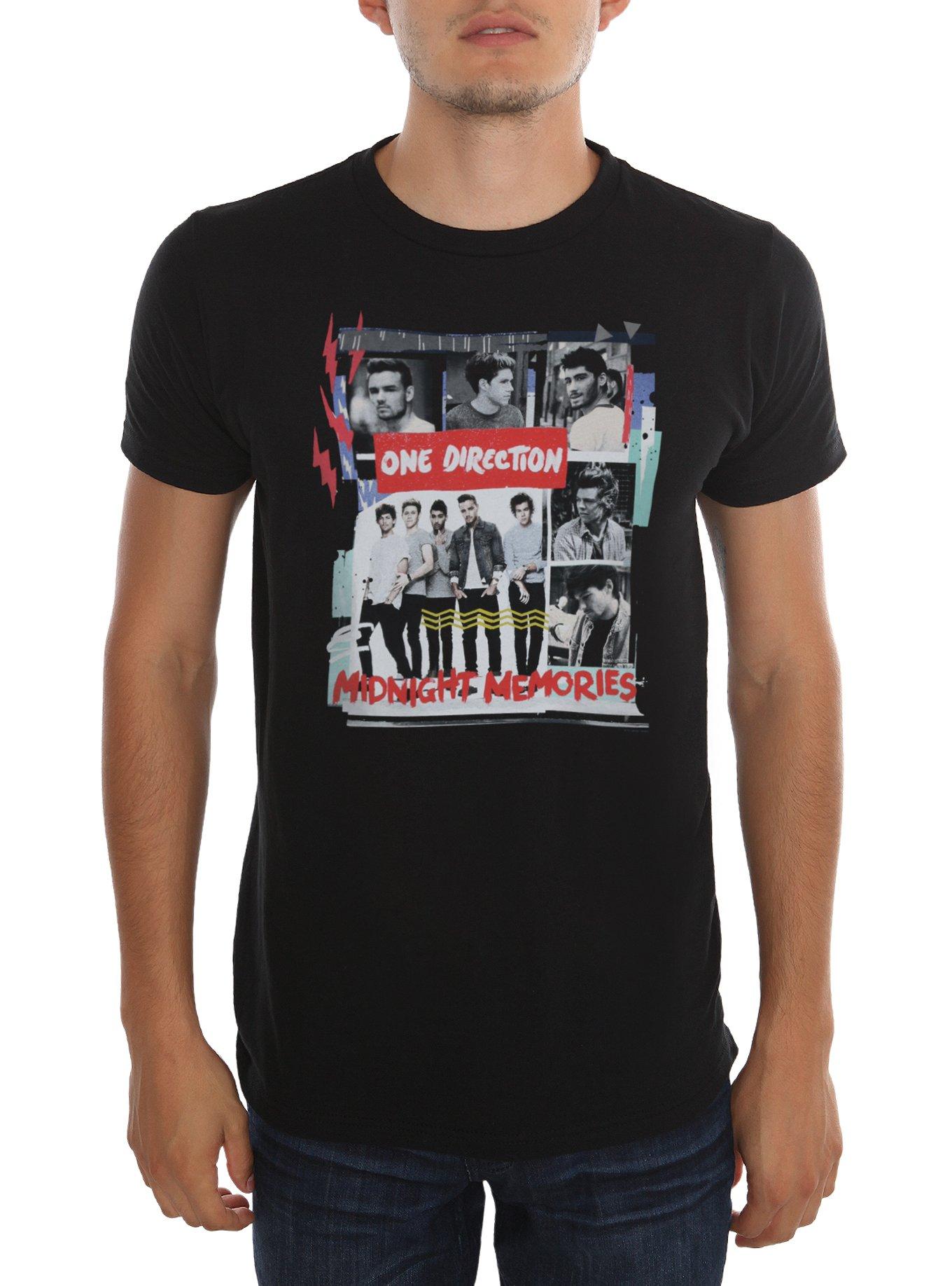 One Direction's Harry Styles sports KISS tour T-shirt as he lands in New  York