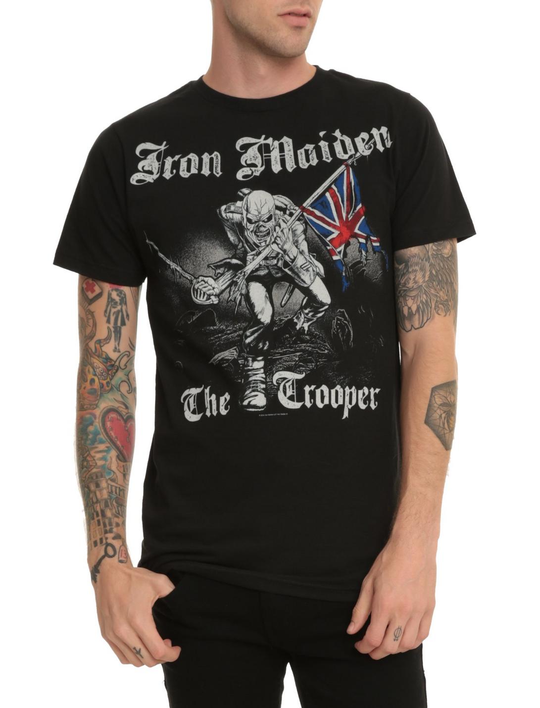 Iron Maiden The Trooper T-Shirt, BLACK, hi-res