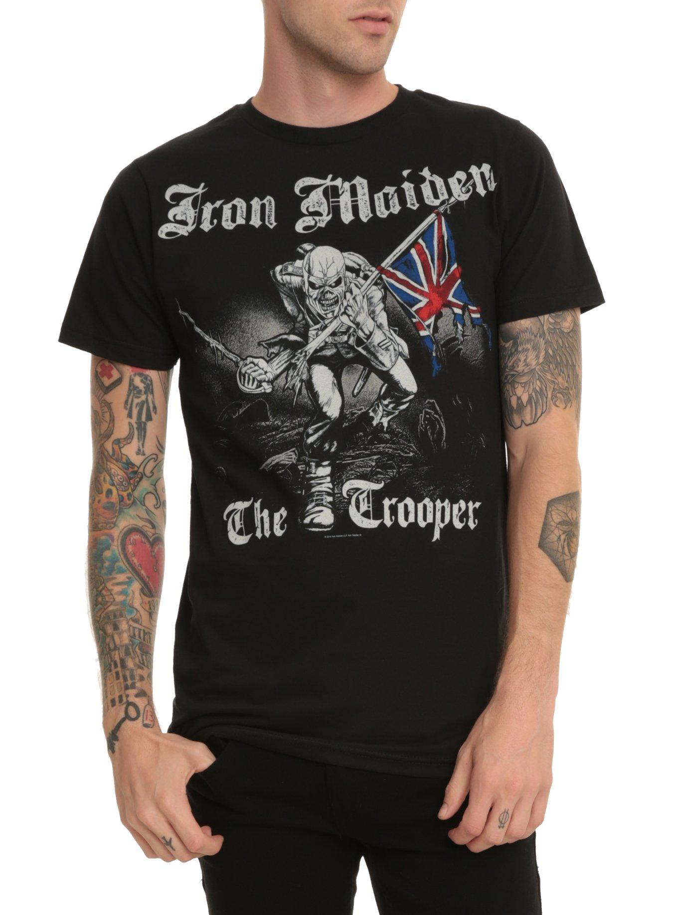 Iron Maiden The Trooper T-Shirt, BLACK, hi-res