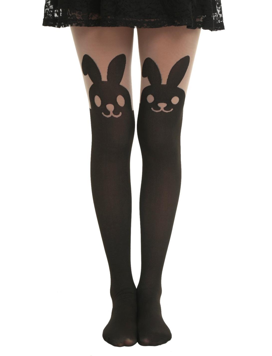 LOVEsick Bunny Faux Thigh High Tights, , hi-res
