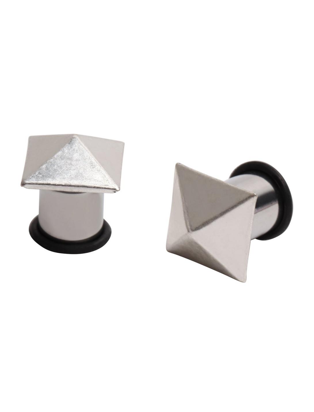 Steel Pyramid Single Flare Plugs 2 Pack, , hi-res