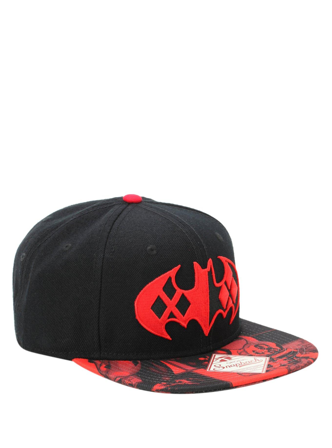 DC Comics Batman Harley Quinn Logo Snapback Hat, , hi-res