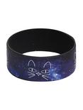 Cat Face Galaxy Rubber Bracelet, , hi-res