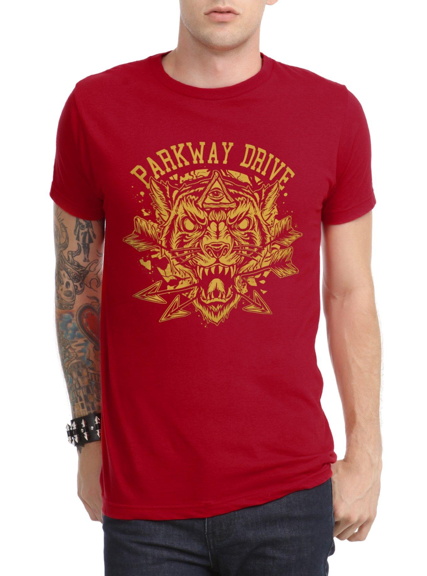 Parkway Drive Panther Arrows T-Shirt, , hi-res