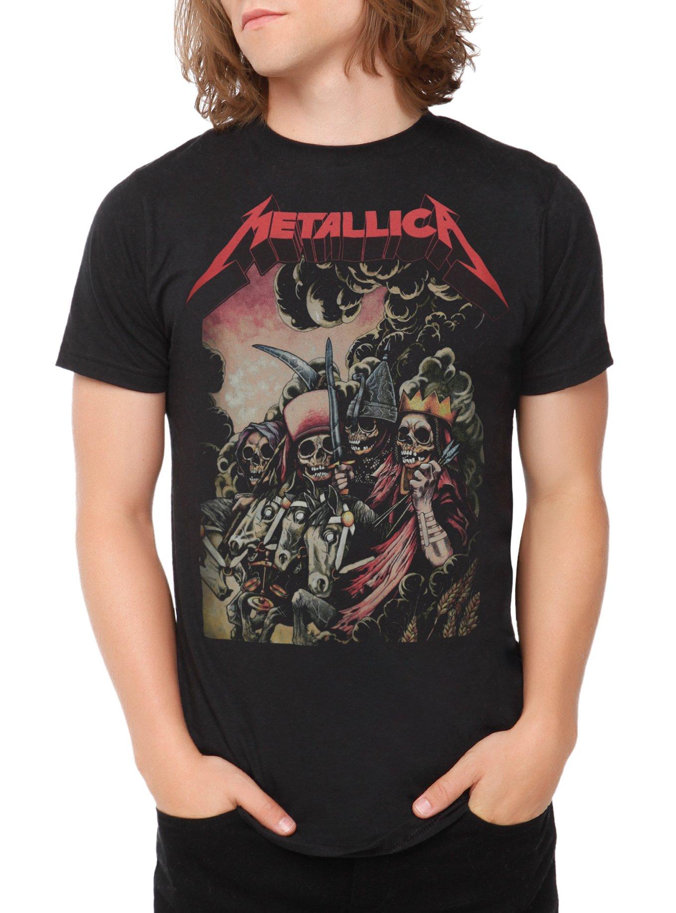 Metallica shirt h best sale