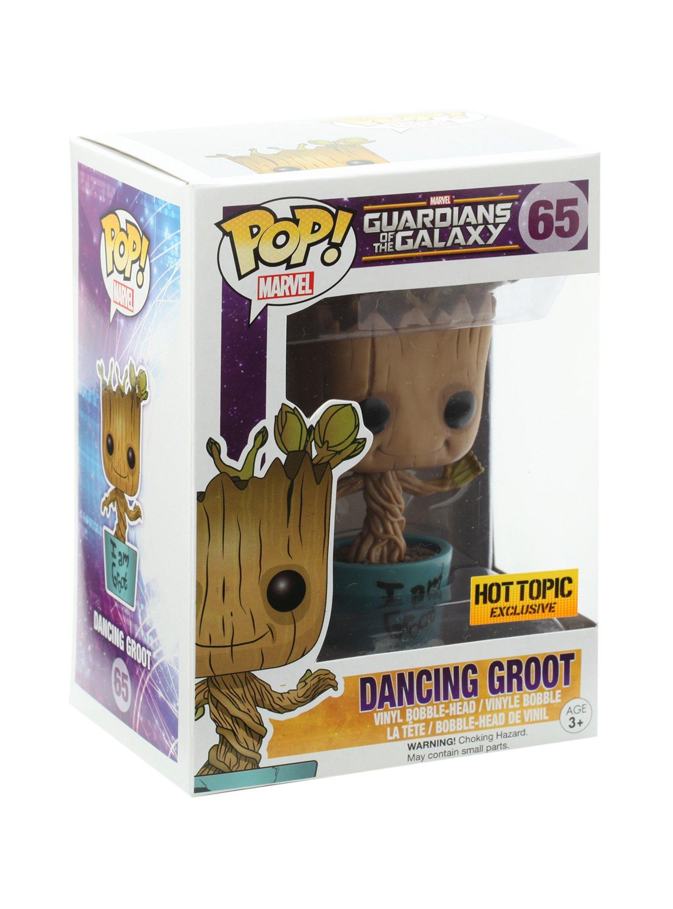 Funko Marvel Guardians Of The Galaxy Pop! Dancing Groot Vinyl Bobble-Head  Hot Topic Exclusive